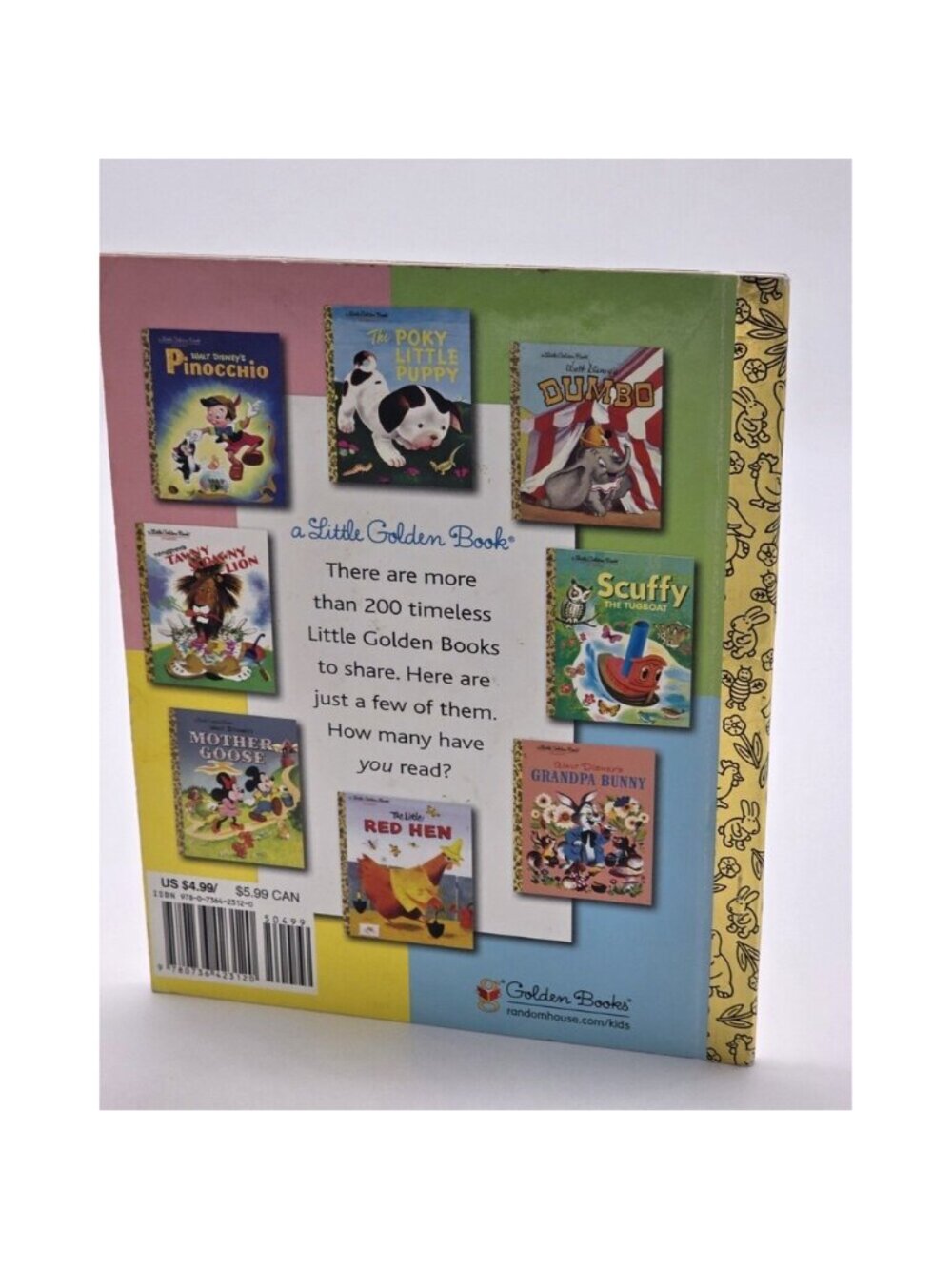 Disney Three Little Pigs A Little Golden Book Walt Disney's Three Little Pigs